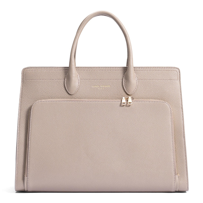 Isabel Bernard Honoré Sac à Main Taupe IB25038-zoom-
