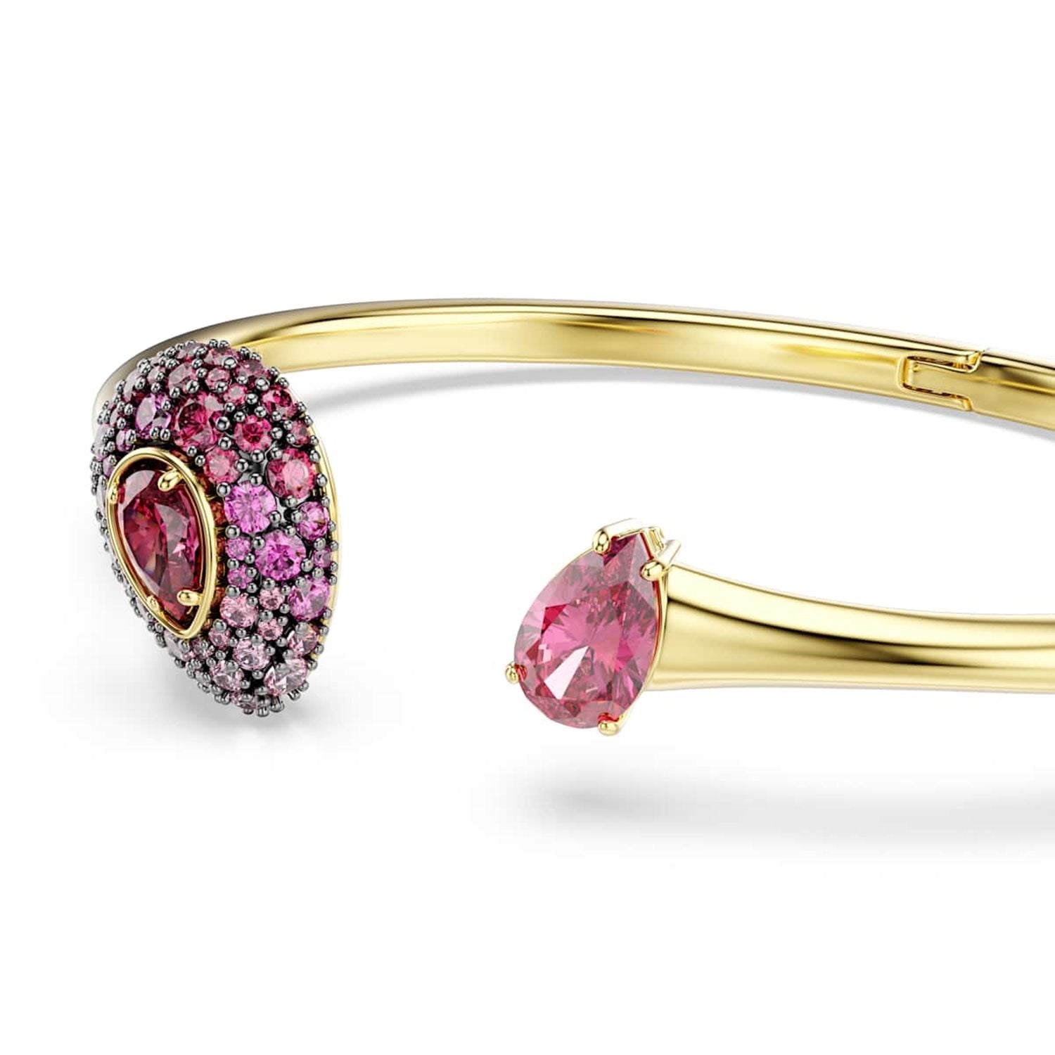 Swarovski Sublima Glam Gold-Tone Bangle with Red Accents 5752896