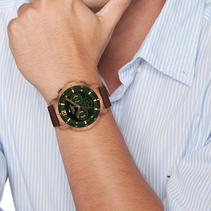 Tommy Hilfiger Brown Men's Watch TH1792207-zoom-