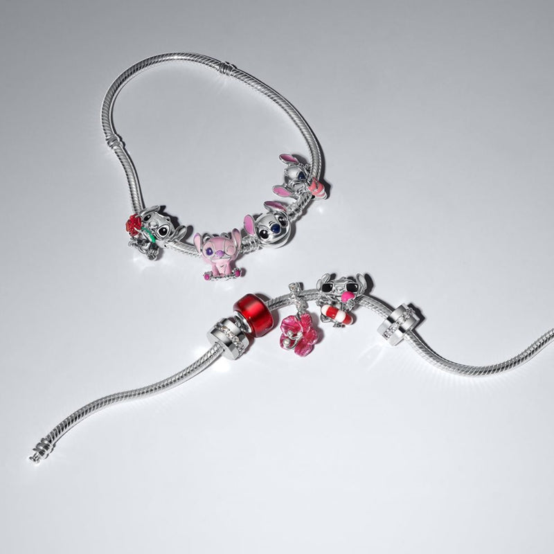 Pandora Disney Charm Été Disney Stitch Murano Glass And Enamel 794642C01-zoom-