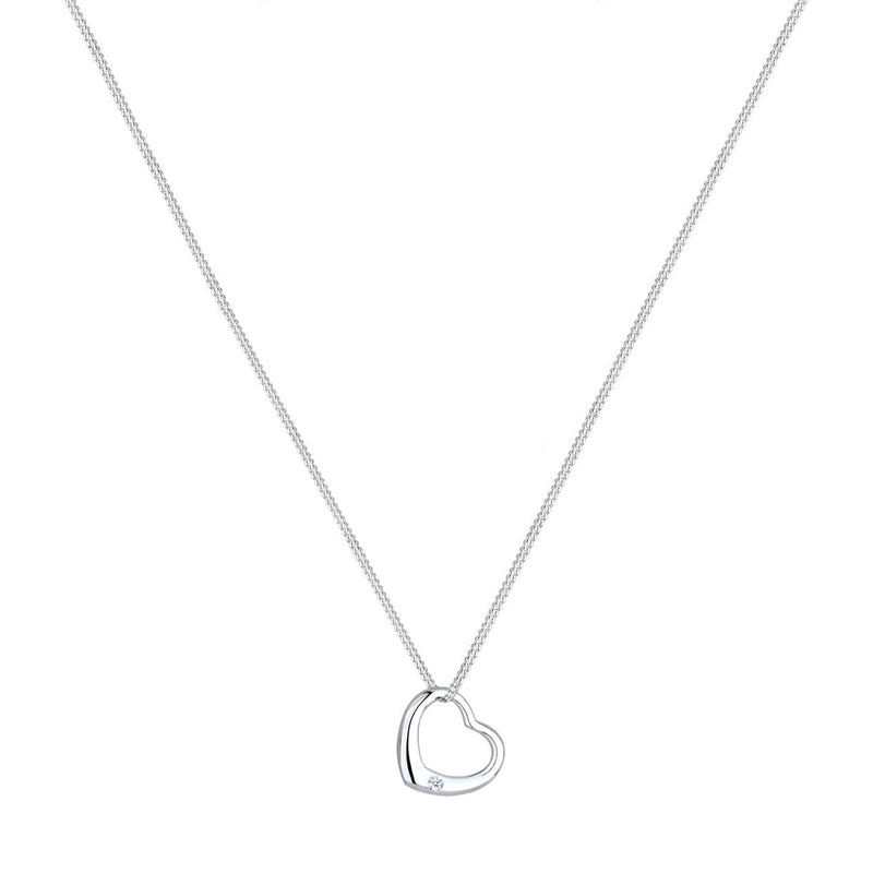 Elli 925 Sterling Silver Necklace with Diamond (0.03 ct) 2004-BF-0007553-001-zoom-