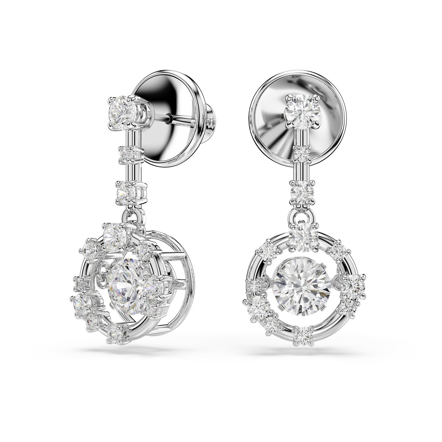 Swarovski Constella Silver Earrings 5738194