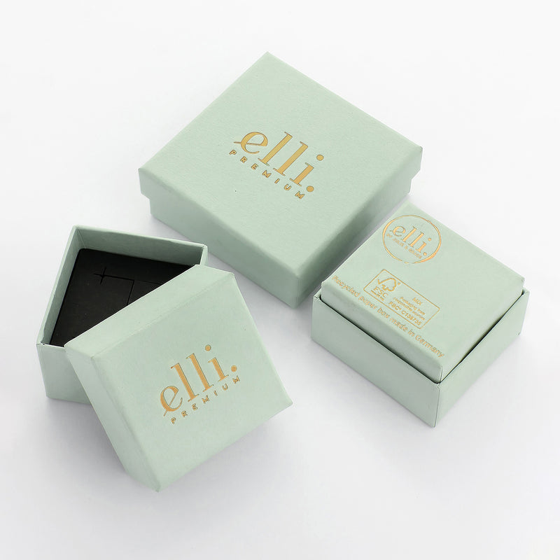 Elli 925 Sterling Silver Pearl Necklace Gold plated with Zirconia 2004-BF-0007961-001-zoom-