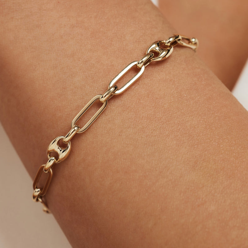 Isabel Bernard Aidee Bracelet Or 14 carats IB320095-zoom-