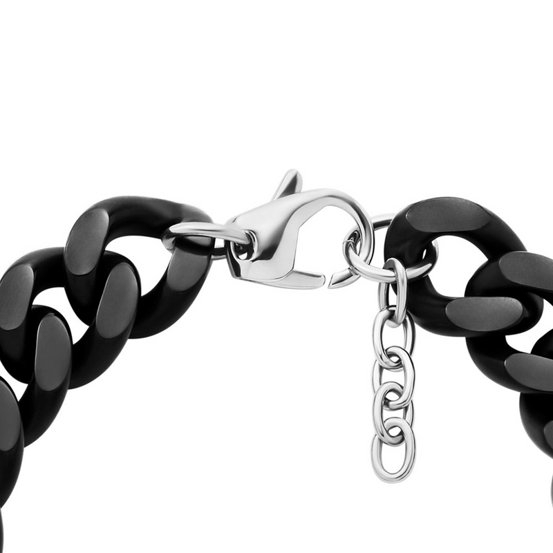 Diesel Oval D Bracelet Noir DX1611931-zoom-