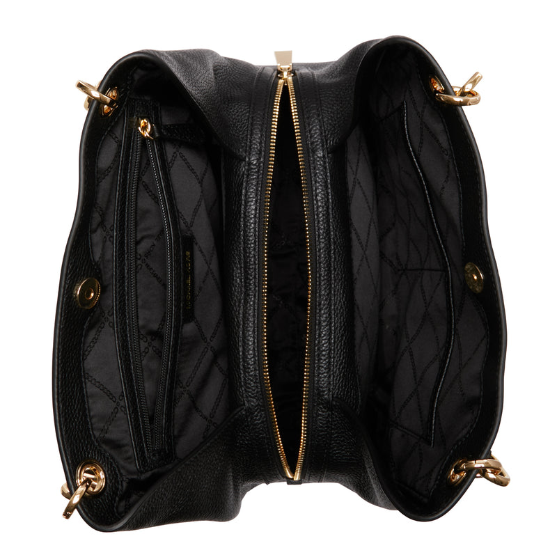 Michael Kors Kensington Sac à Bandoulière Noir 30F3G8KT7L-001-zoom-