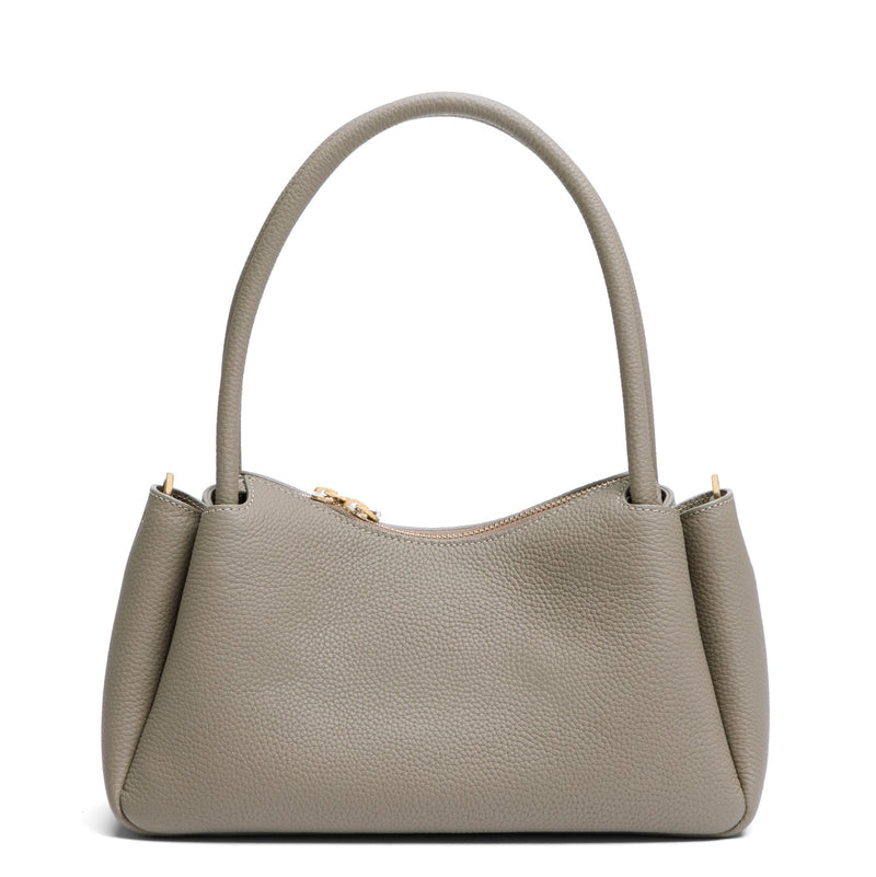 Isabel Bernard Honoré Eve Sac à main taupe en cuir de veau IB21133-078-zoom-