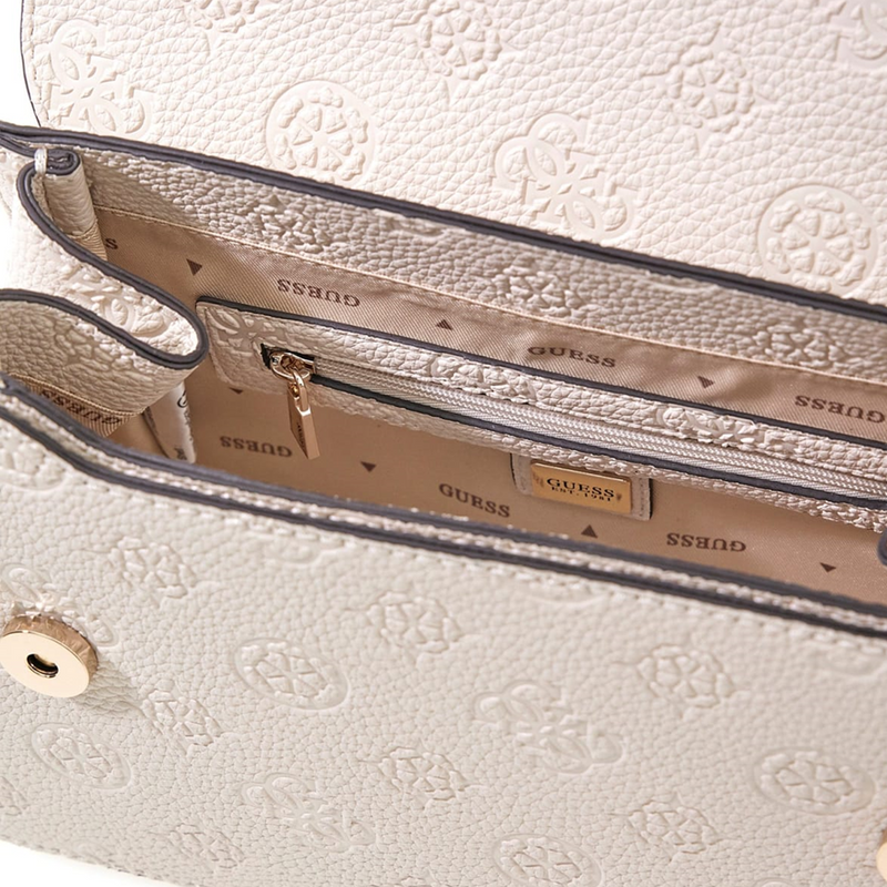 Guess Cresidia Off White Logo CNVRTBL XBody Flap HWPD98-88210-OFL-zoom-