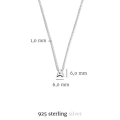 Selected Jewels Julie Chloé 925 sterling zilveren initial ketting SJ1010101-A