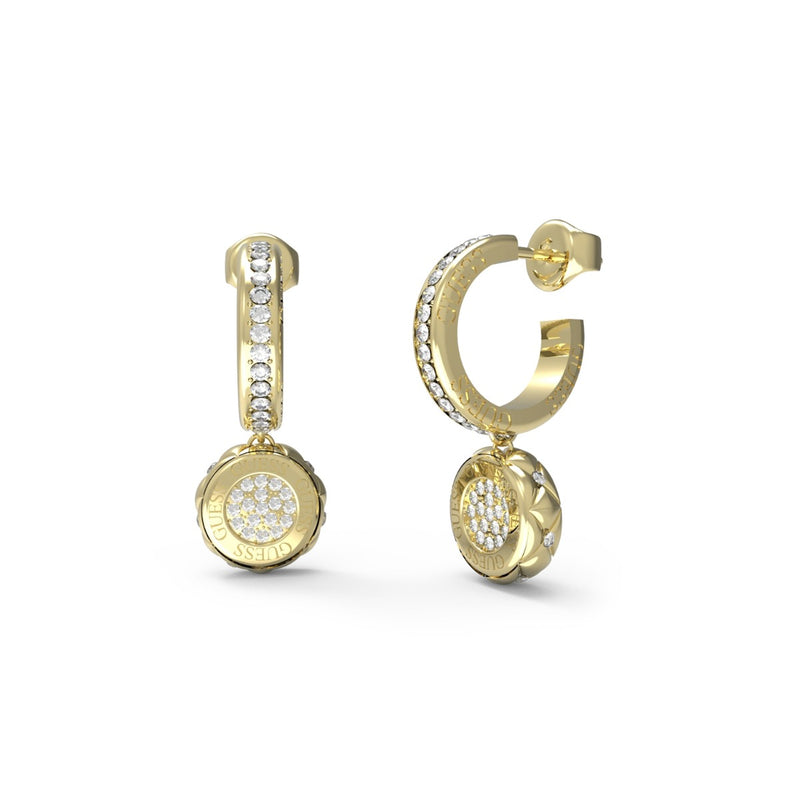 GUESS Stylish Boucles d'oreilles élégantes en or JUBE04596JWYGT-U-zoom-