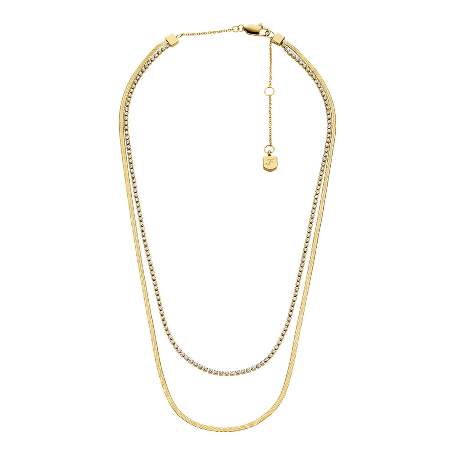 Fossil Ellis Stainless Steel Necklace JF04939710
