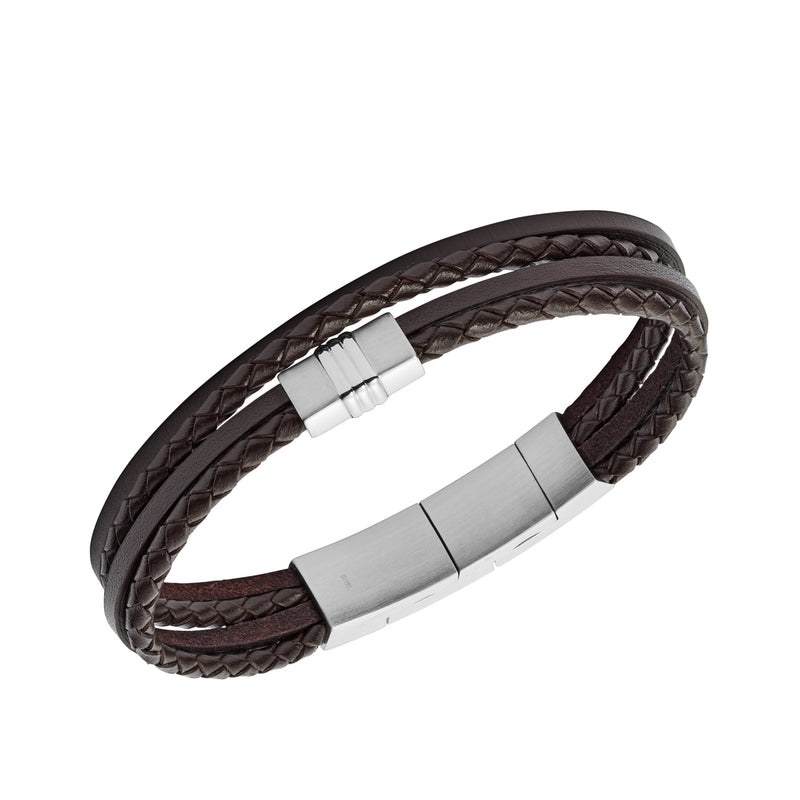 Fossil Vintage Bracelet Marron JF02934040-zoom-