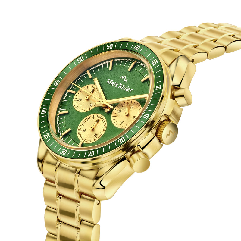 Mats Meier Arosa Racing Hommes Montre Or MM50017-zoom-