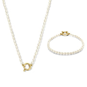 Isabel Bernard Cadeau d'Isabel Coffret cadeau collier et bracelet en or 14 carats avec perles d'eau douce IB90174