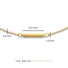 Isabel Bernard Le Marais Rosalie 14 Carat Golden Bracelet IB320130
