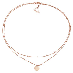 Elli 925 Sterling Silver Layered Choker 2004-BF-0008089-001