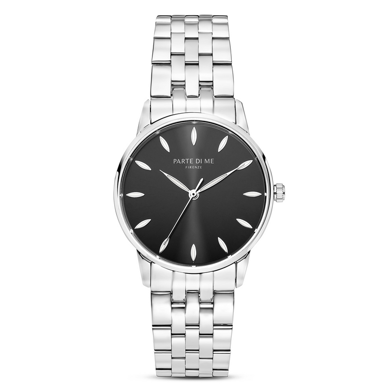 Parte Di Me Orologio montre ronde femme argenté et noir PDM09048-zoom-