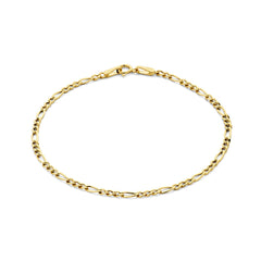 Isabel Bernard Cadeau d'Isabel 14 Carat Golden Necklace and Bracelet Giftset IB90094