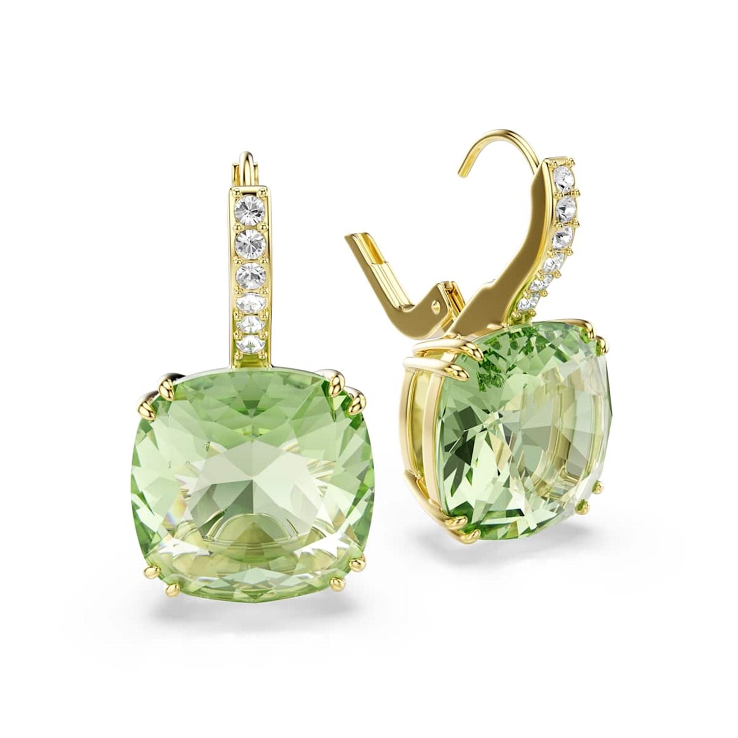 Swarovski Millenia Gold-Tone Earrings with Green Crystal 5764822