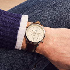 Fossil Neutra Chrono Brown Watch FS5380