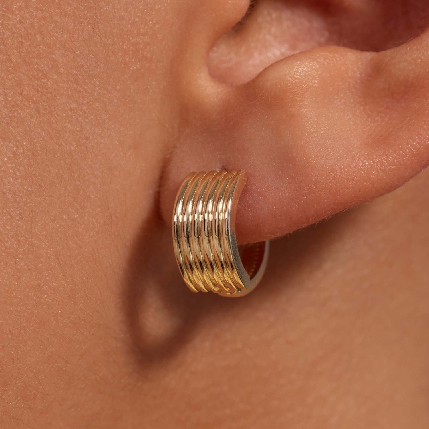 Beloro Jewels La Rinascente Amelie 9 karat gold hoop earrings BO360107