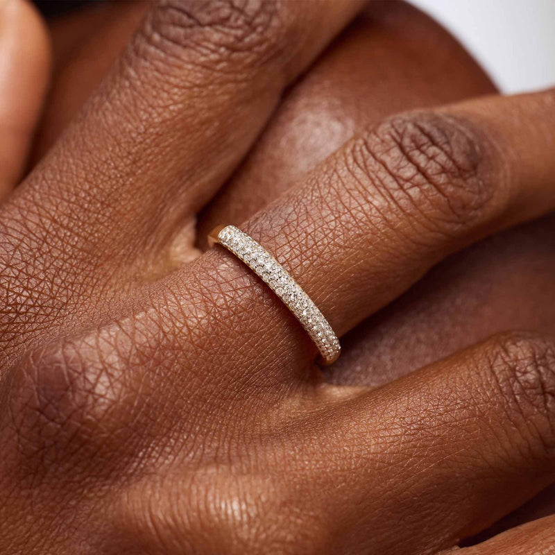 Isabel Bernard De la Paix Bague Laure en or 14 carats avec diamant de 0,22 carat IBD330035-58-zoom-