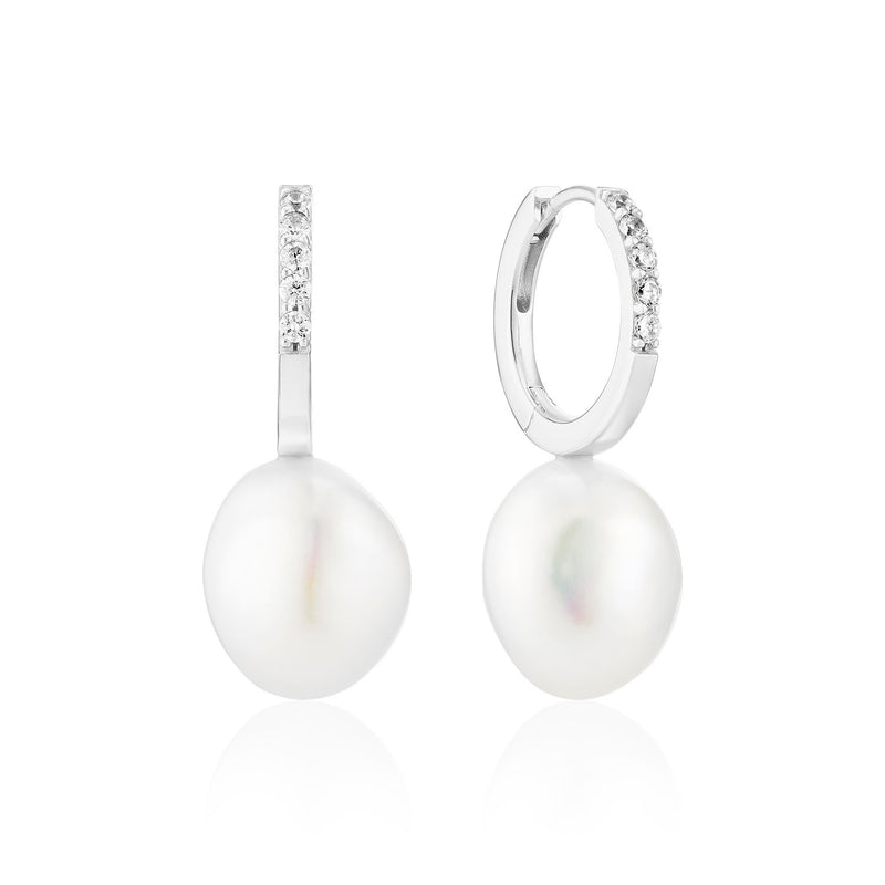 Sif Jakobs 925 Sterling Silver Padua Uno Earrings SJ-E2443-PCZ-zoom-