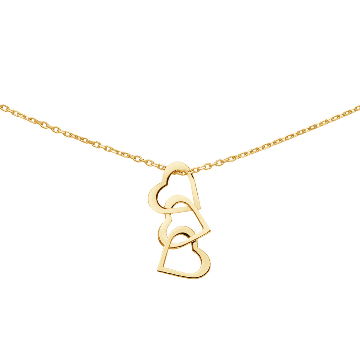 Jackie Gold Moving Love 14 Karat Gold Necklace JKN25.550
