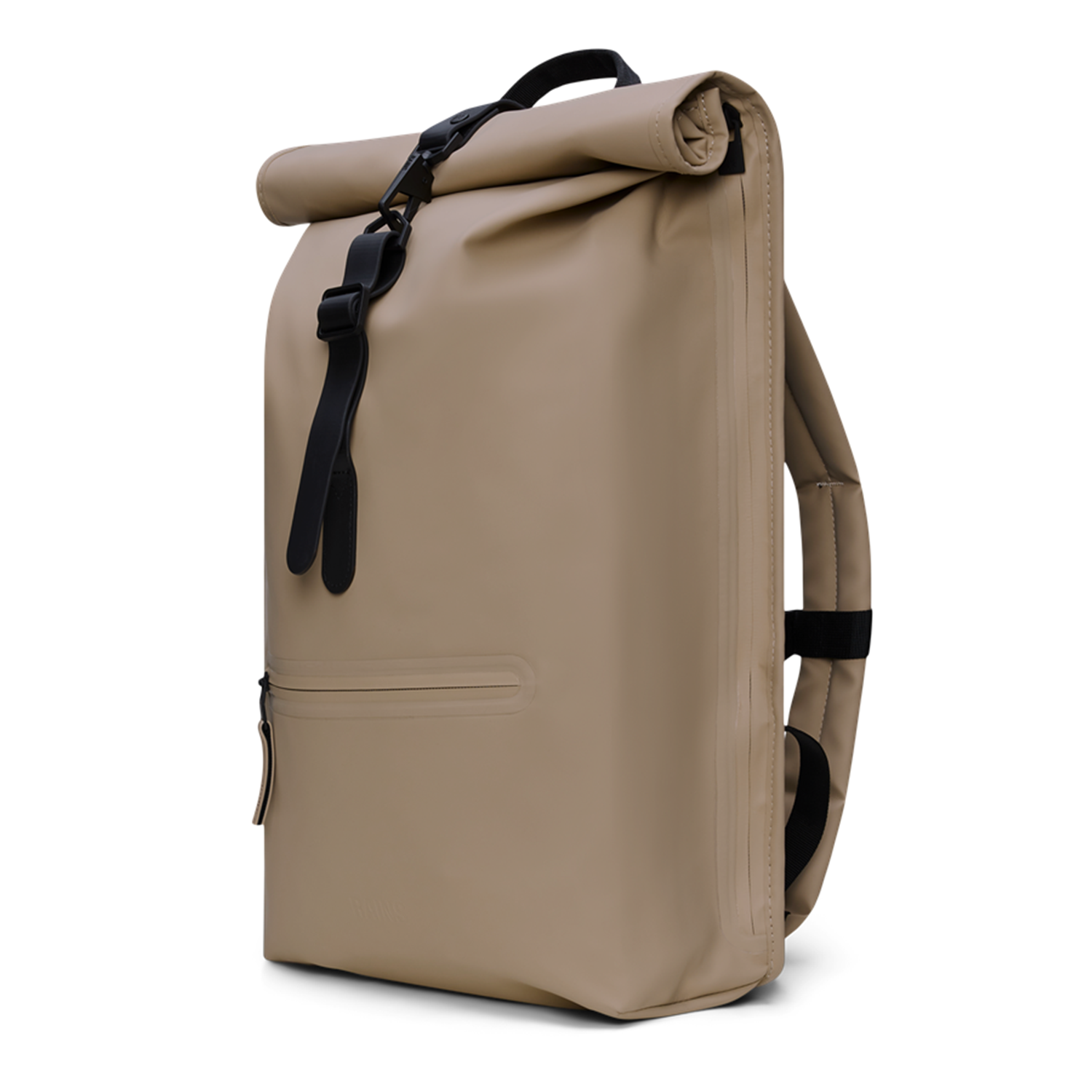 Rains Beige Rolltop Backpack R13320-133