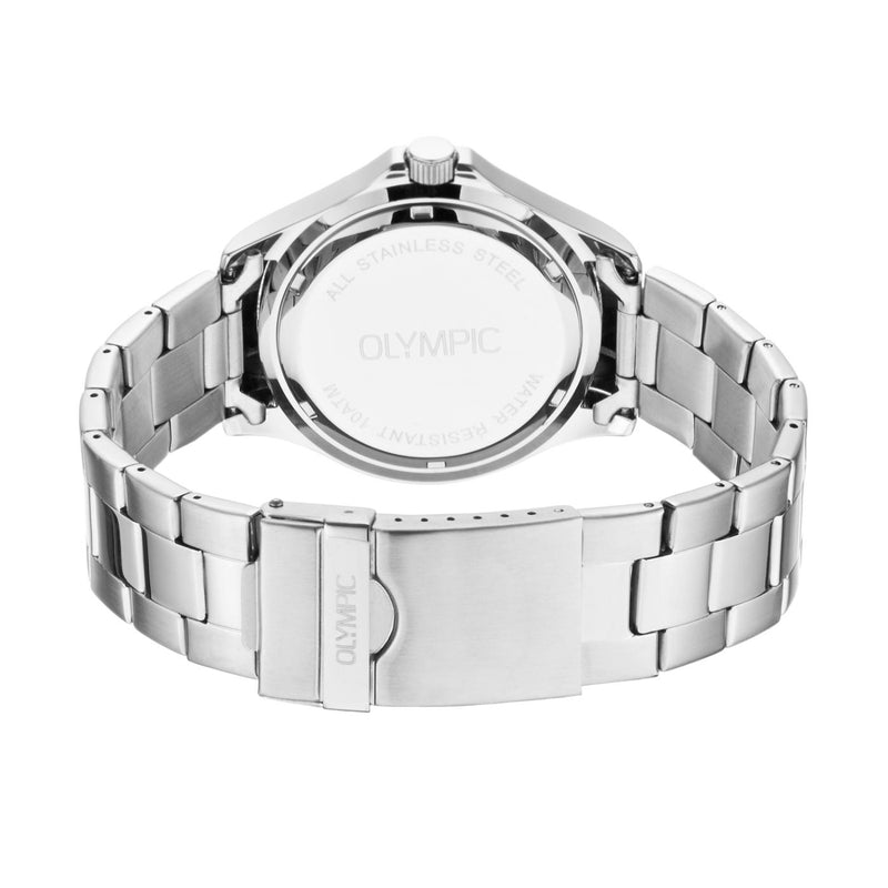 Olympic Jeffrey Hommes Montre Argent OL89HSS051-zoom-