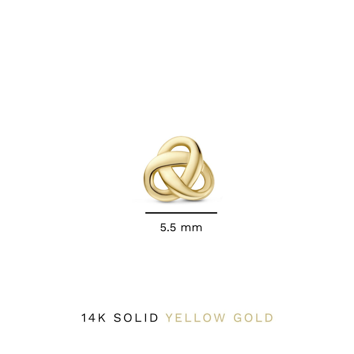 Isabel Bernard Rivoli Méline 14 Carat Golden Ear Studs IB360221