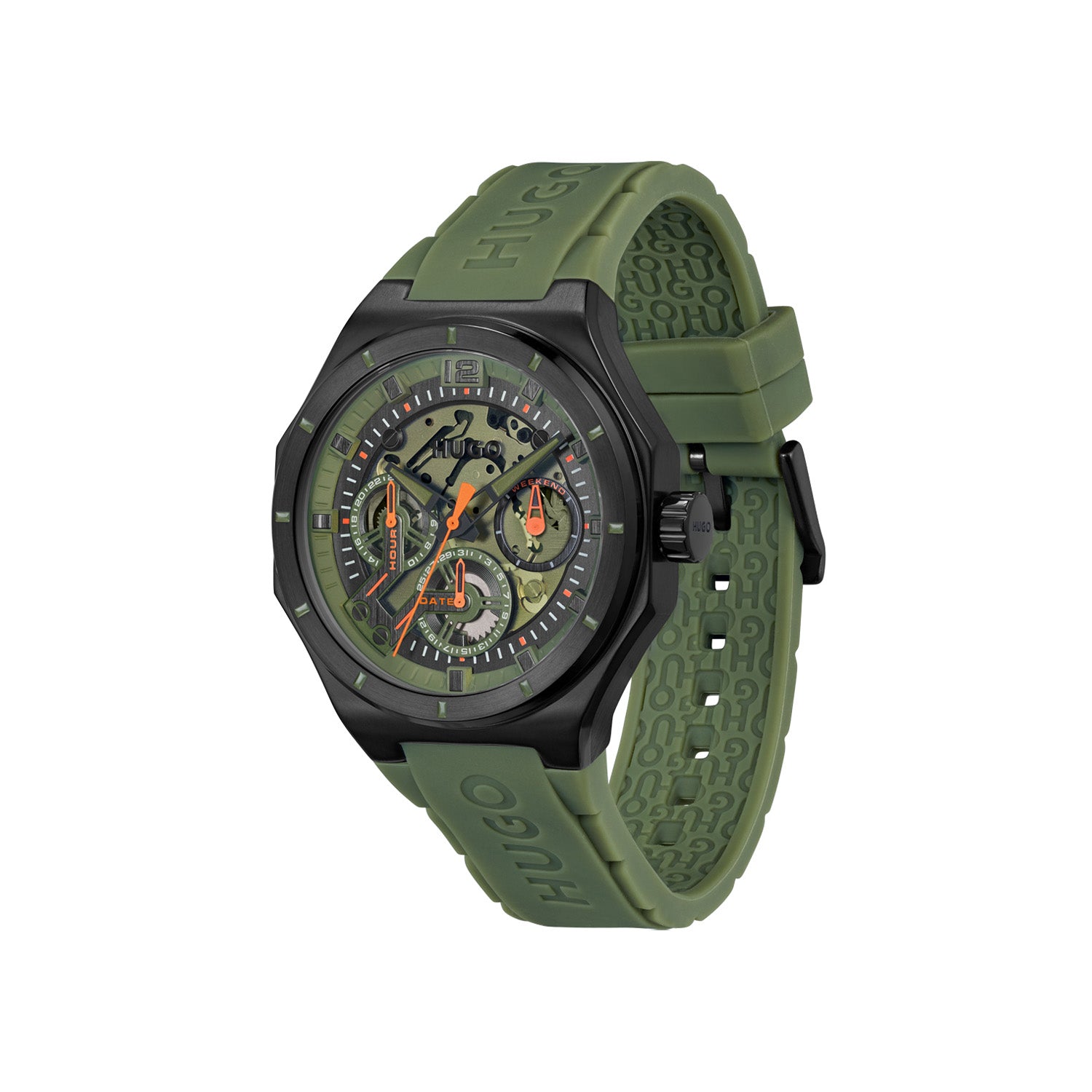 Hugo Boss HUGO #GRAIL SKELETON Groen Heren Horloge 2002-HU1530376