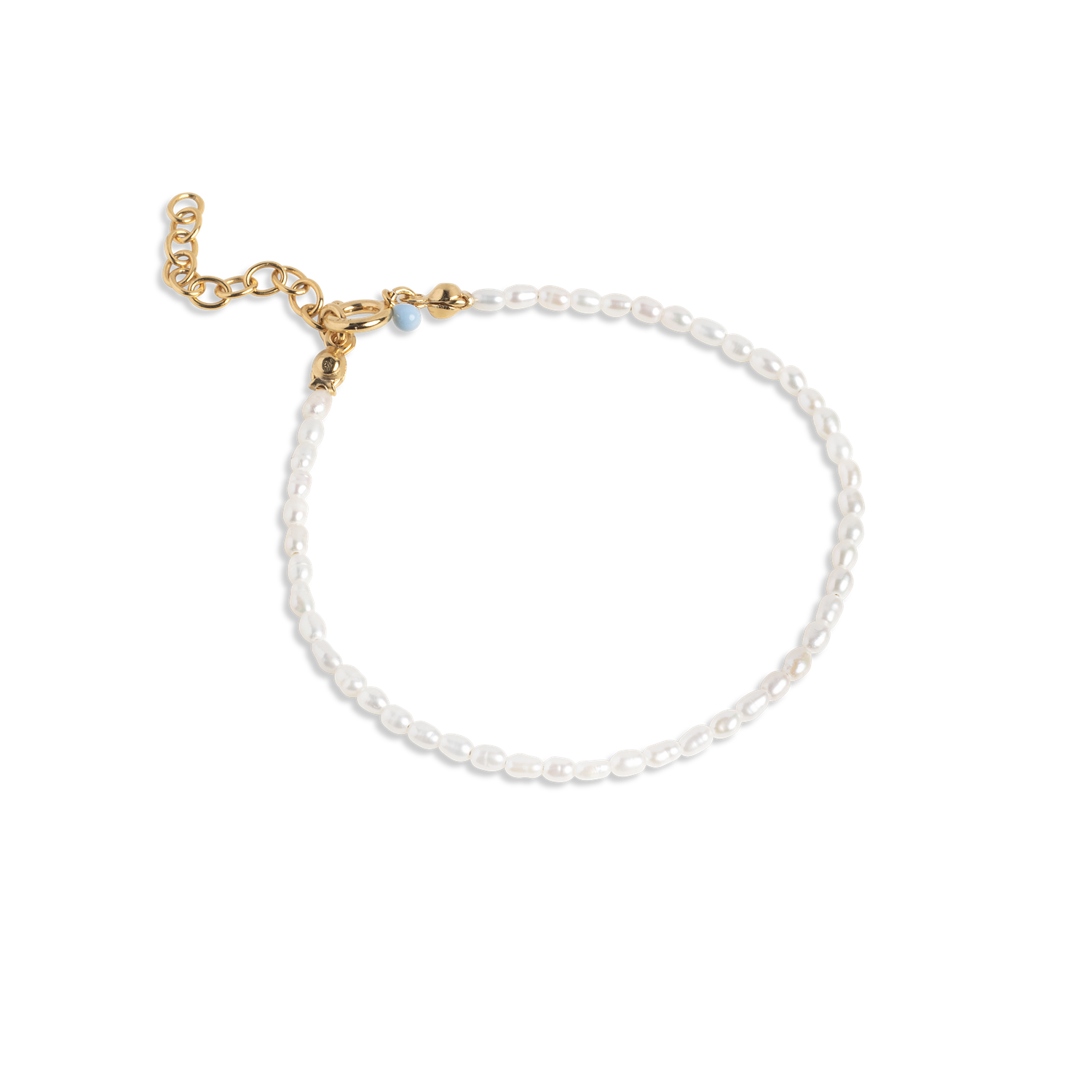 ENAMEL Copenhagen Erna Gold Plated Recycled 925 Sterling Silver Bracelet B110G-PE