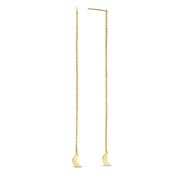 Violet Hamden Luna Boucles d’Oreilles Pendantes en Argent 925 Sterling Plaqué Or avec Lunes VH16047