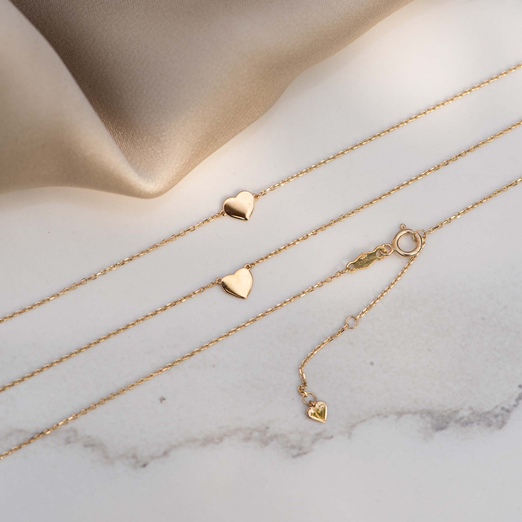 Isabel Bernard Belleville Amore 14 Carat Golden Necklace IB340089