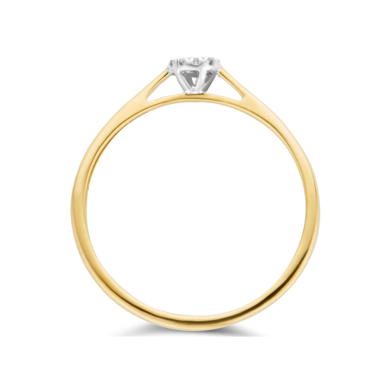 Blush Diamonds Femmes Bague Or 14 carats 1646BDI/52-zoom-
