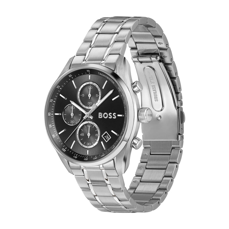 Hugo Boss Grand Prix 40 Montre Homme En Argent HB1514259-zoom-