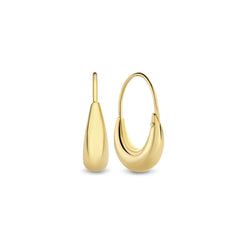 Isabel Bernard Rivoli Maryn 14 Carat Golden Hoop Earrings IB360203
