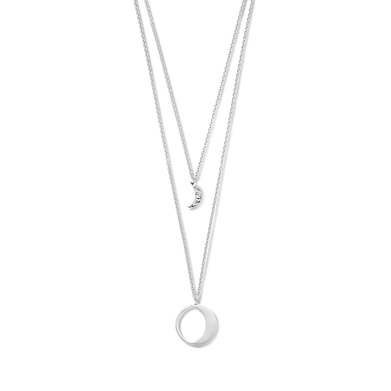 Violet Hamden Luna Collier en Argent 925 Sterling avec Lunes VH10104-zoom-