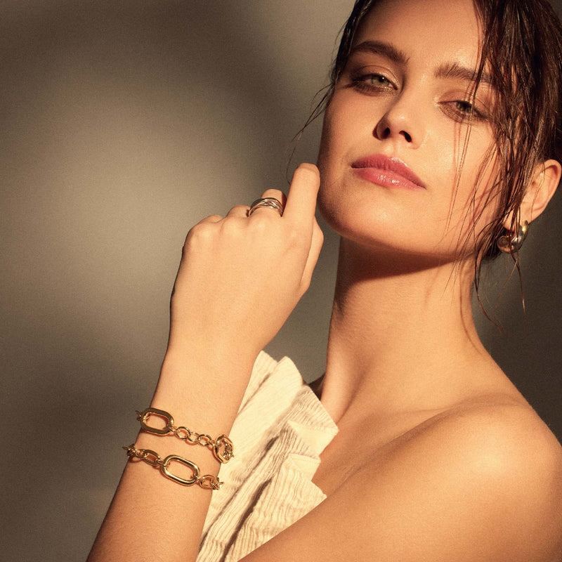 Parte Di Me Bibbiena Poppi Bracelet Plaqué or 14 carats PDM32142-zoom-