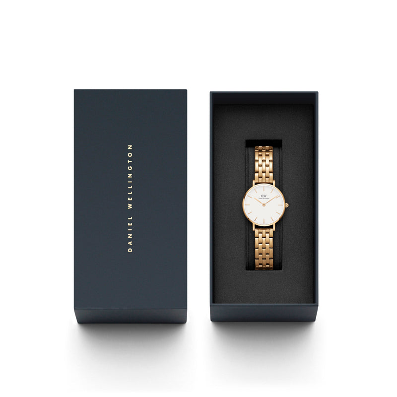 Daniel Wellington Petite Link Femmes Montre Or DW00100614-zoom-
