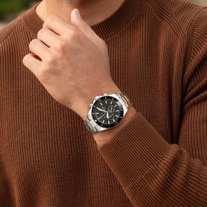 Olympic Paul Hommes Montre Argent OL89HSS054-zoom-