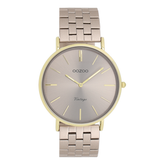 OOZOO Vintage Gold and Taupe Women's Watch C20404