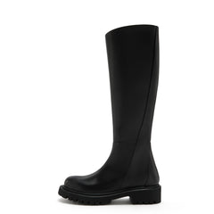 Isabel Bernard Vendôme Riva Black Calfskin Laarzen IB54004-01-42