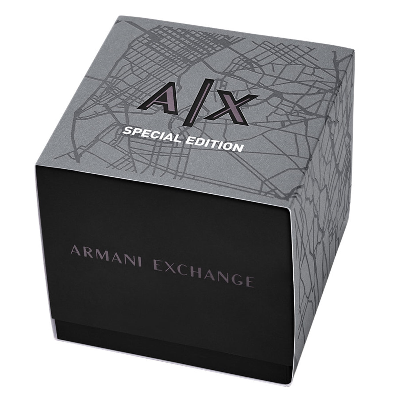 Armani Exchange Sync Round Black Dial Watch AX4294