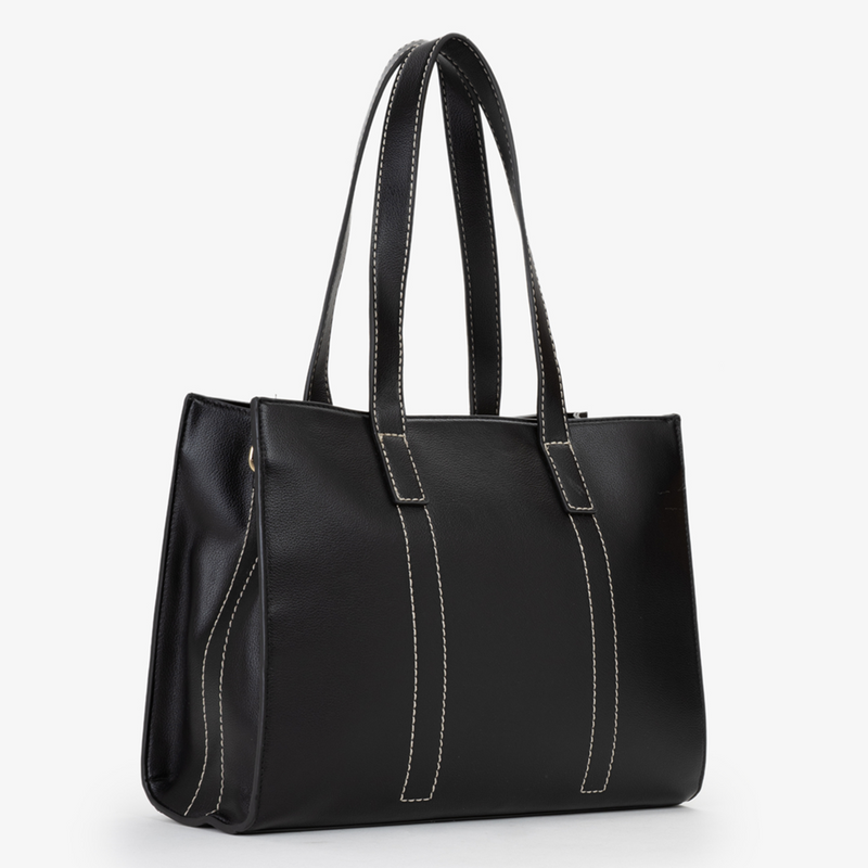 Valentino Bags Aury Re Black Shopper VBS9OB01NERO-zoom-