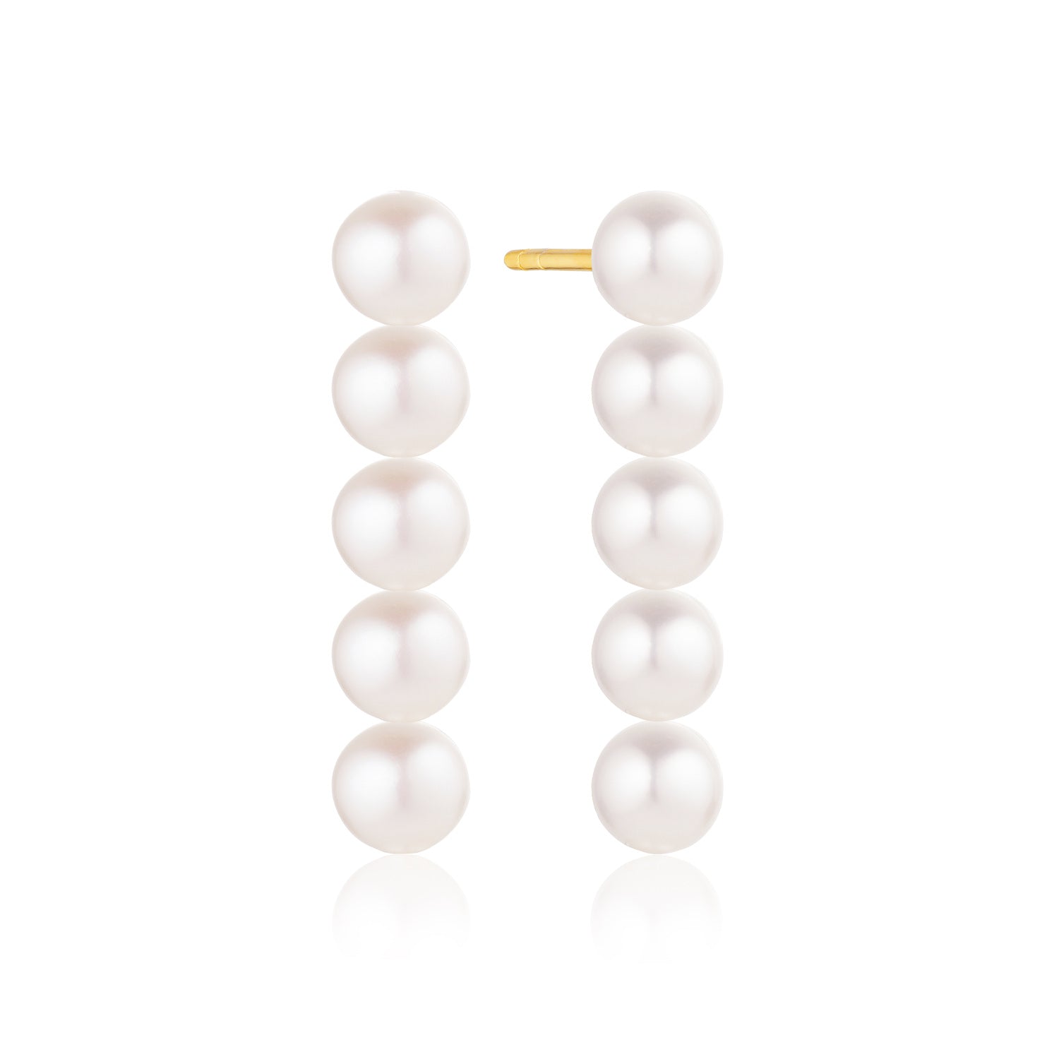 Sif Jakobs Gold Plated Padua Cinque Earrings SJ-E2446-P-YG