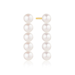 Sif Jakobs Gold Plated Padua Cinque Earrings SJ-E2446-P-YG