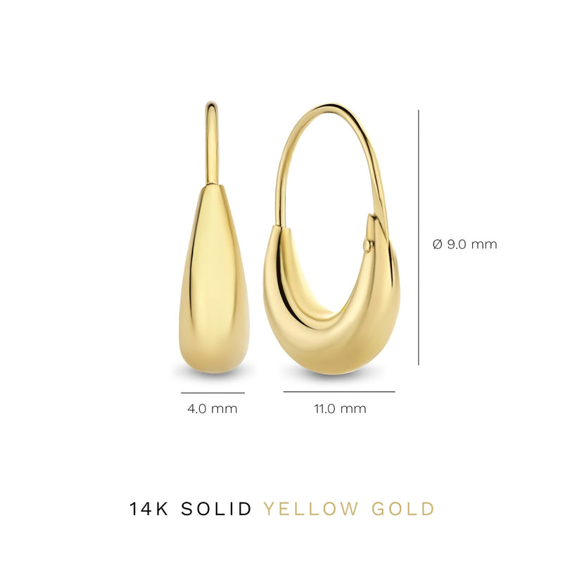 Isabel Bernard Cadeau d'Isabel Coffret cadeau boucles d'oreilles en or 14 carats IB90175-zoom-