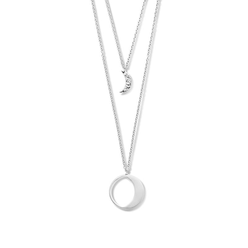 Violet Hamden Luna Collier en Argent 925 Sterling avec Lunes VH10104-zoom-